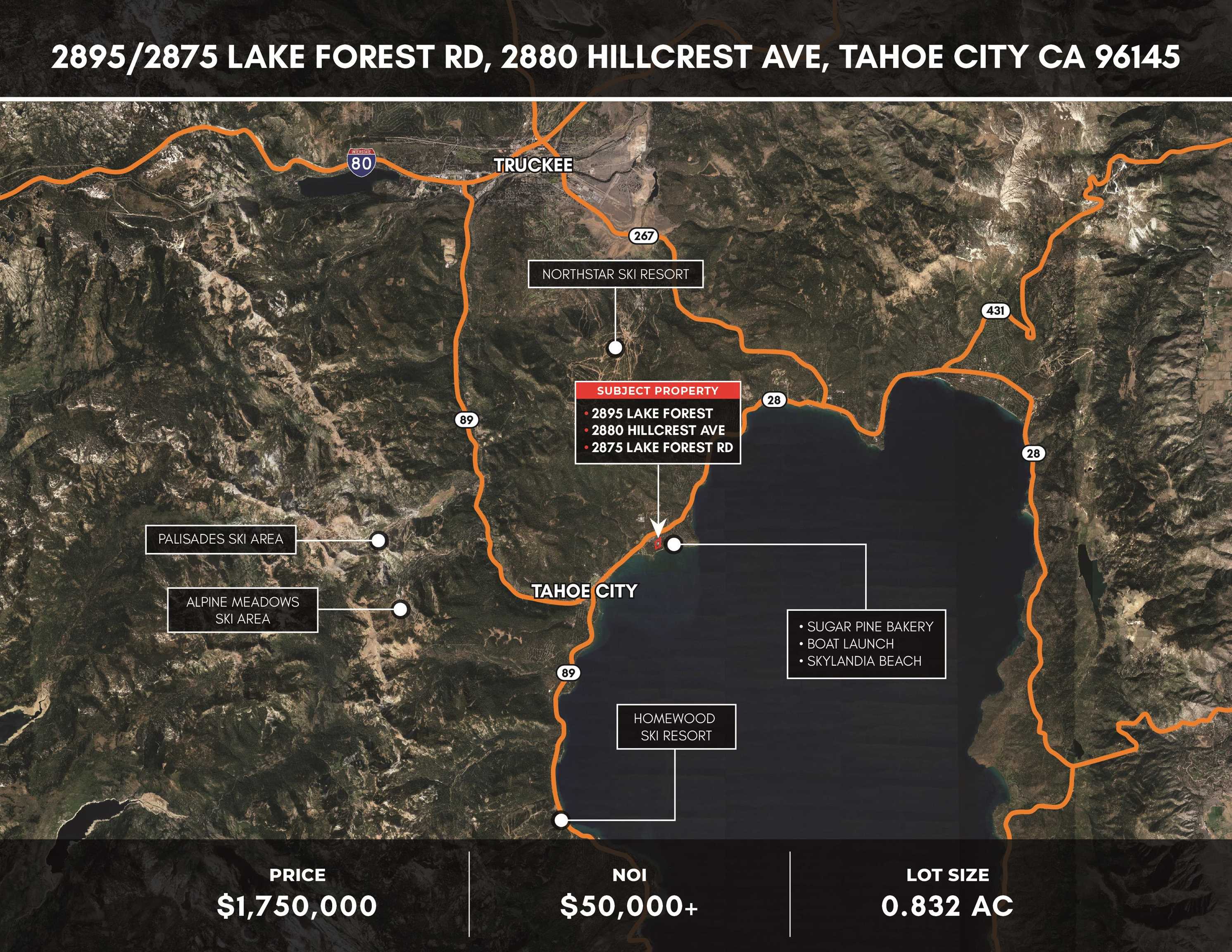 Image for 2895/2875 Lake Forest Road, Tahoe City, CA 96145
